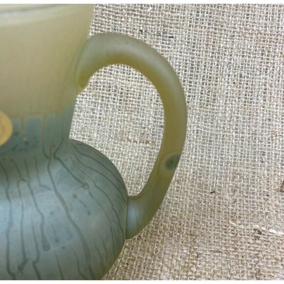 Al-Rama Israel Small Pitcher Frosted Art Glass - Picture 8 of 9